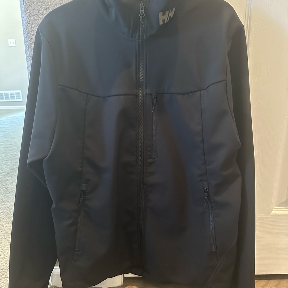 Helly Hansen Black Performance Jacket with Water-Resistant Fabric
